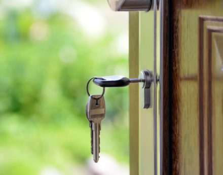 Keys in Door Selling Home New Buyer We Buy Any Home