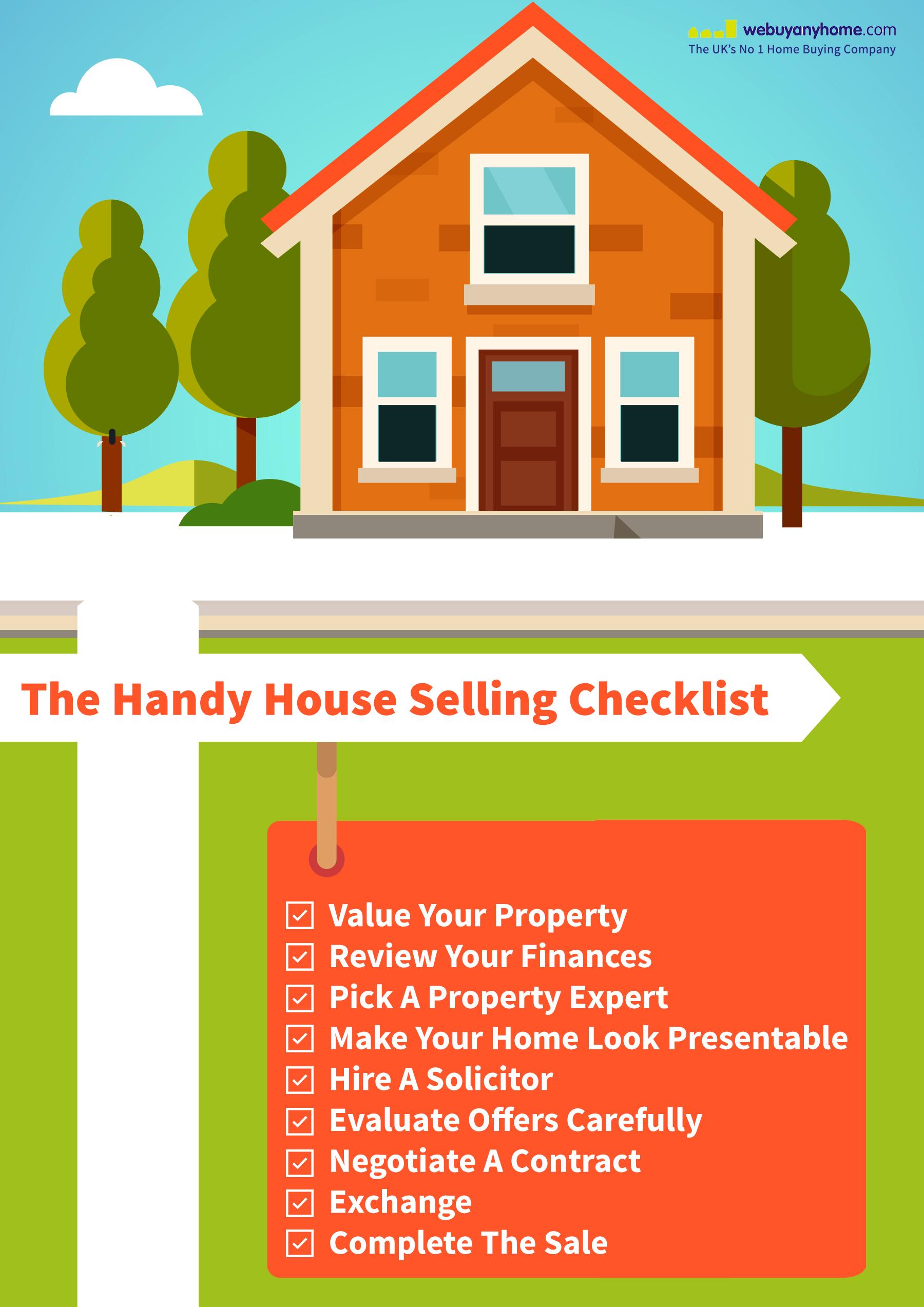 Handy House Selling Checklist, We Buy Any Home