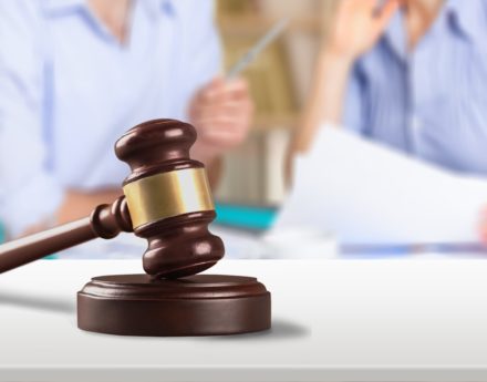 Wooden gavel