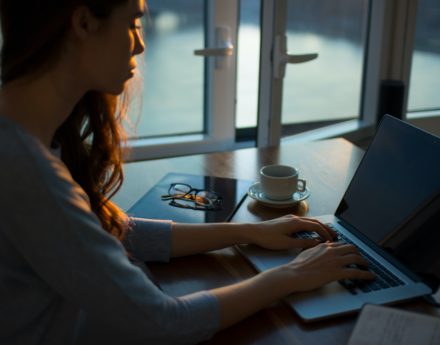 Woman on laptop