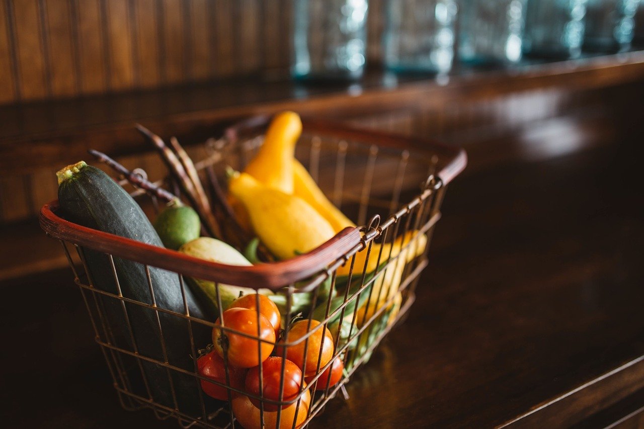 Basket of vegtables