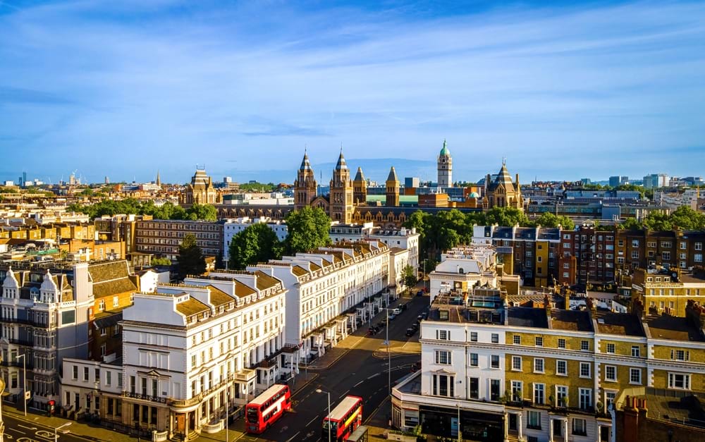 aerial photo of Kensington